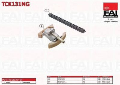 FAI AUTOPARTS tck131ng -  Комплект цели привода распредвала